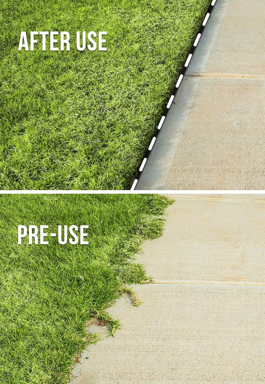 XMSJ Gas Powered Sidewalk Edger 31cc Lawn Tool for Edging