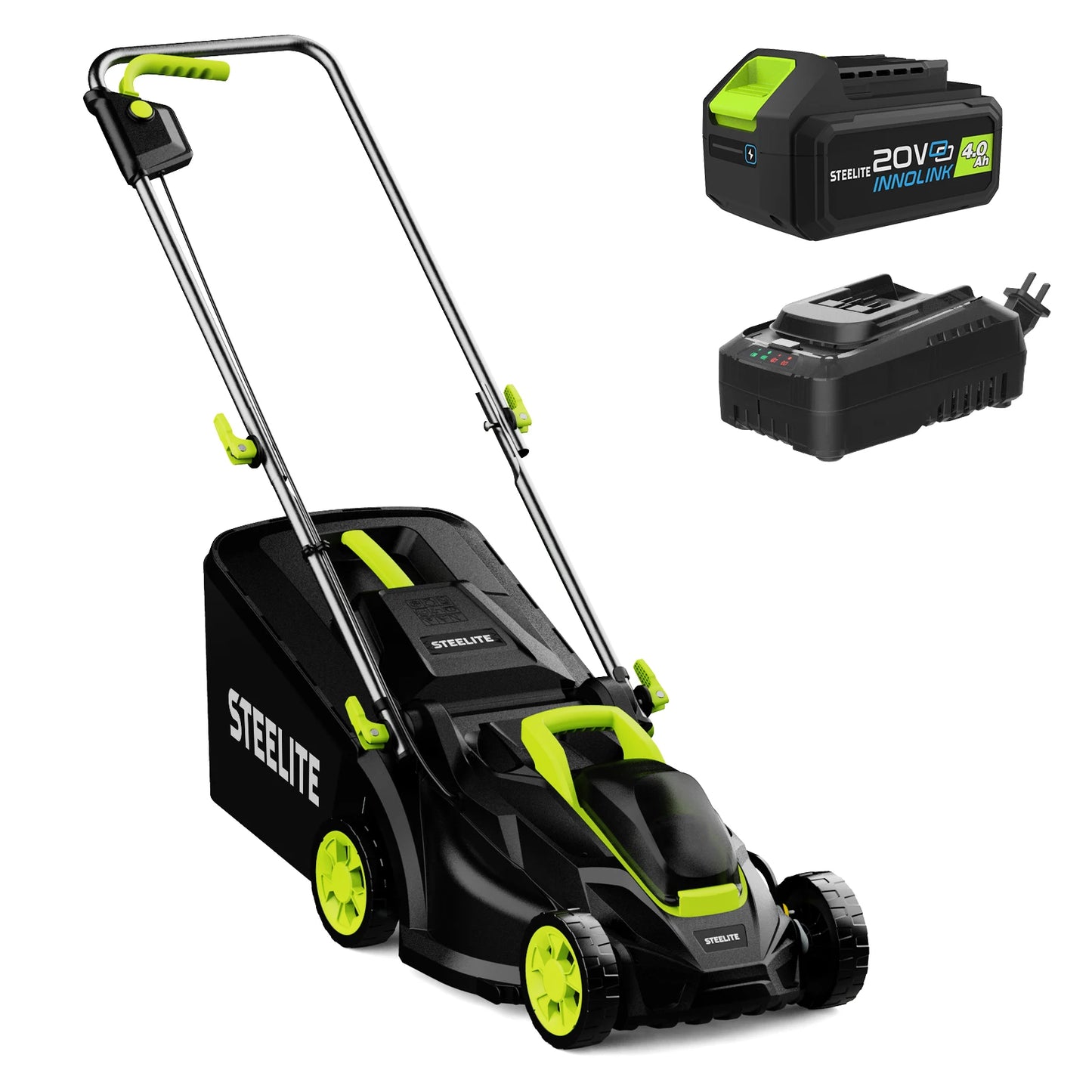 Deli 2-In-1 Cordless Brushless Lawn Mower With 21V Battery
