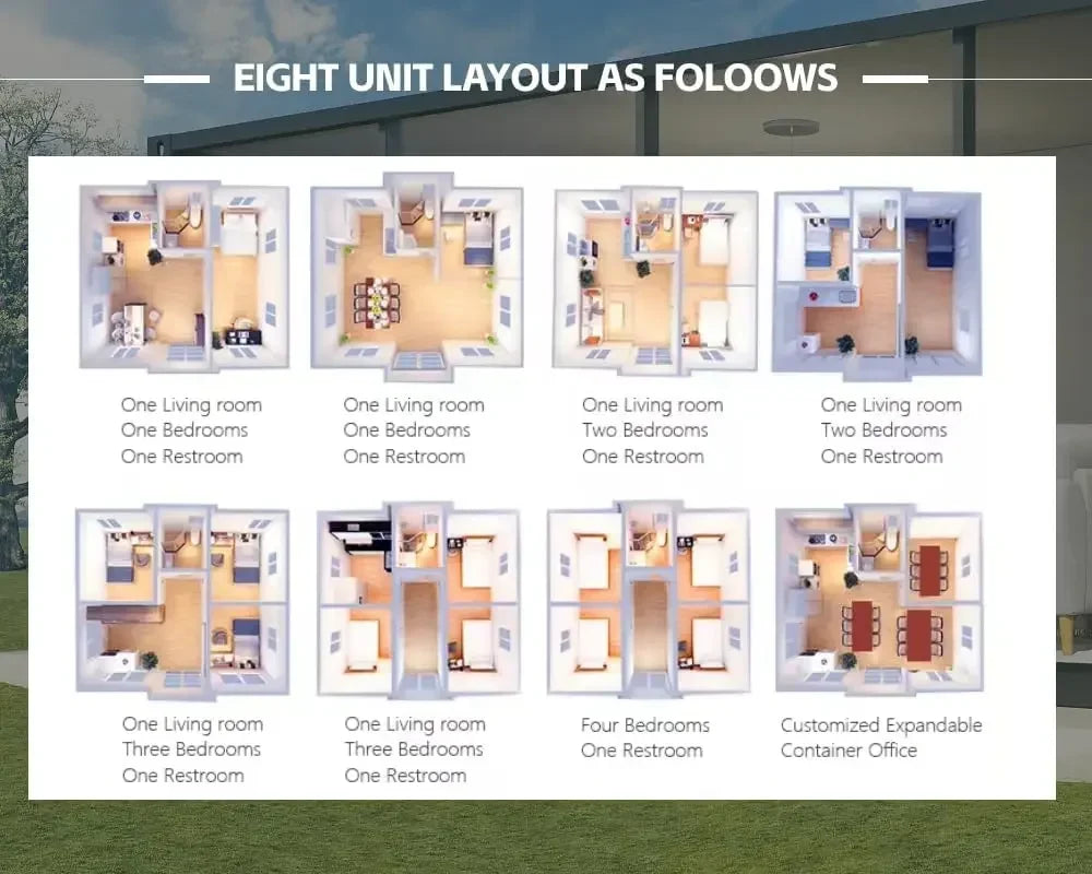 Expandable Prefab Tiny Home Container House For Off Grid Living