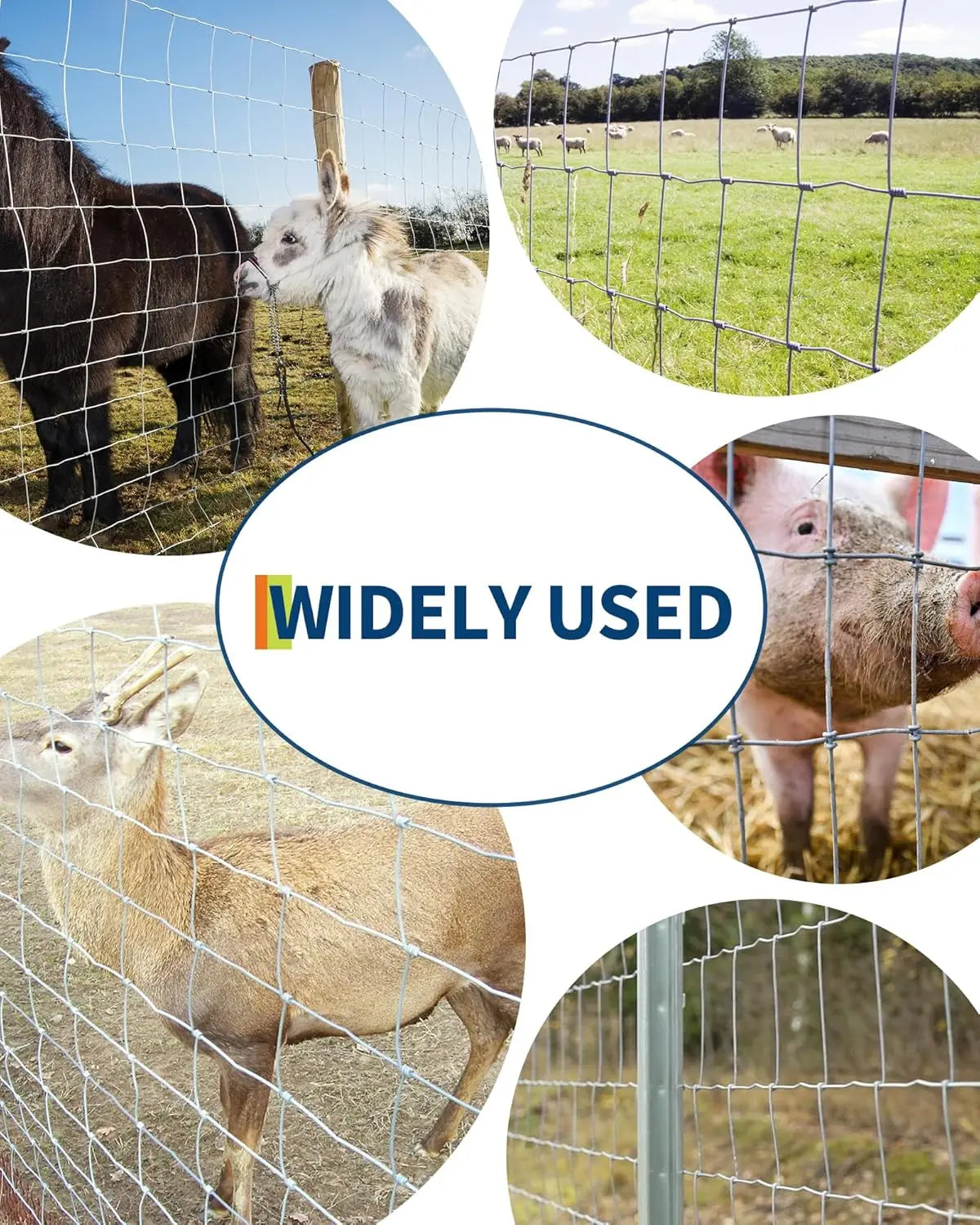 HiMISS Cattle Fence Durable Welded Wire Panel For Livestock Farm