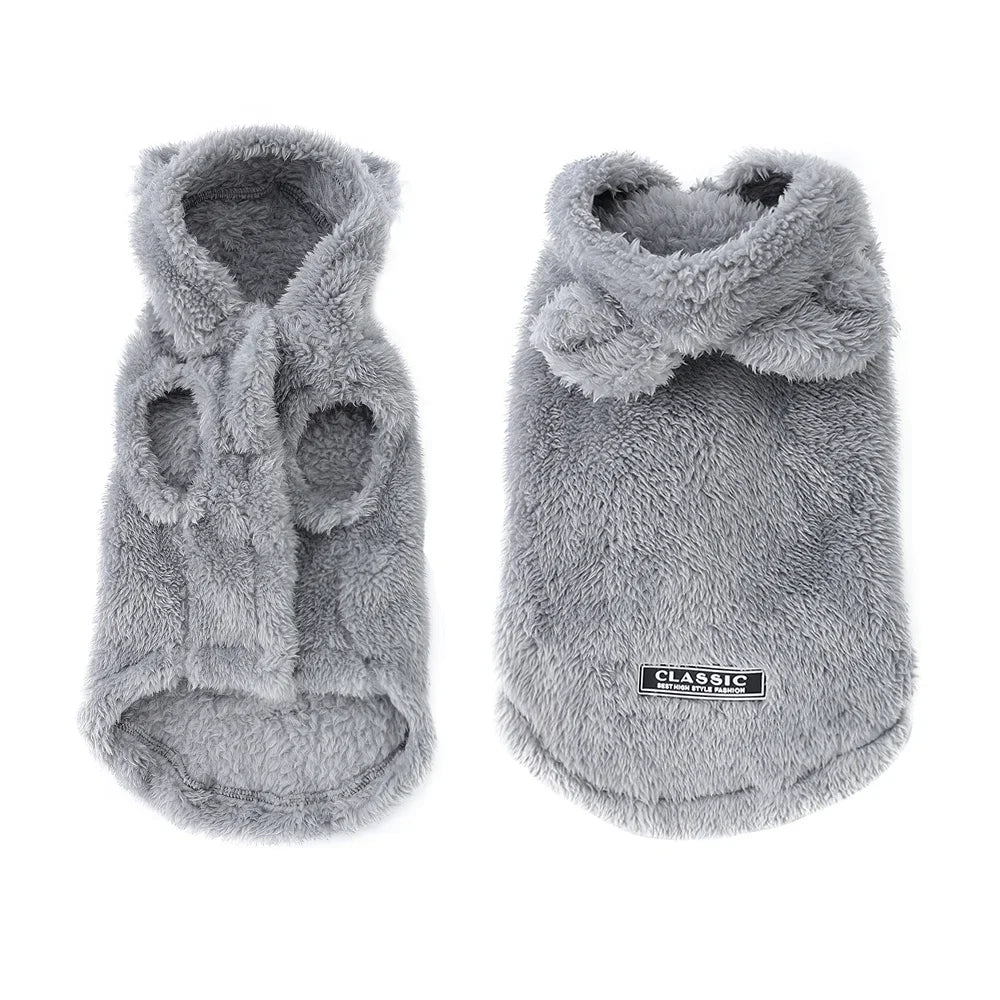 NONECN Winter Pet Hoodie Coat For Small Dogs And Cats