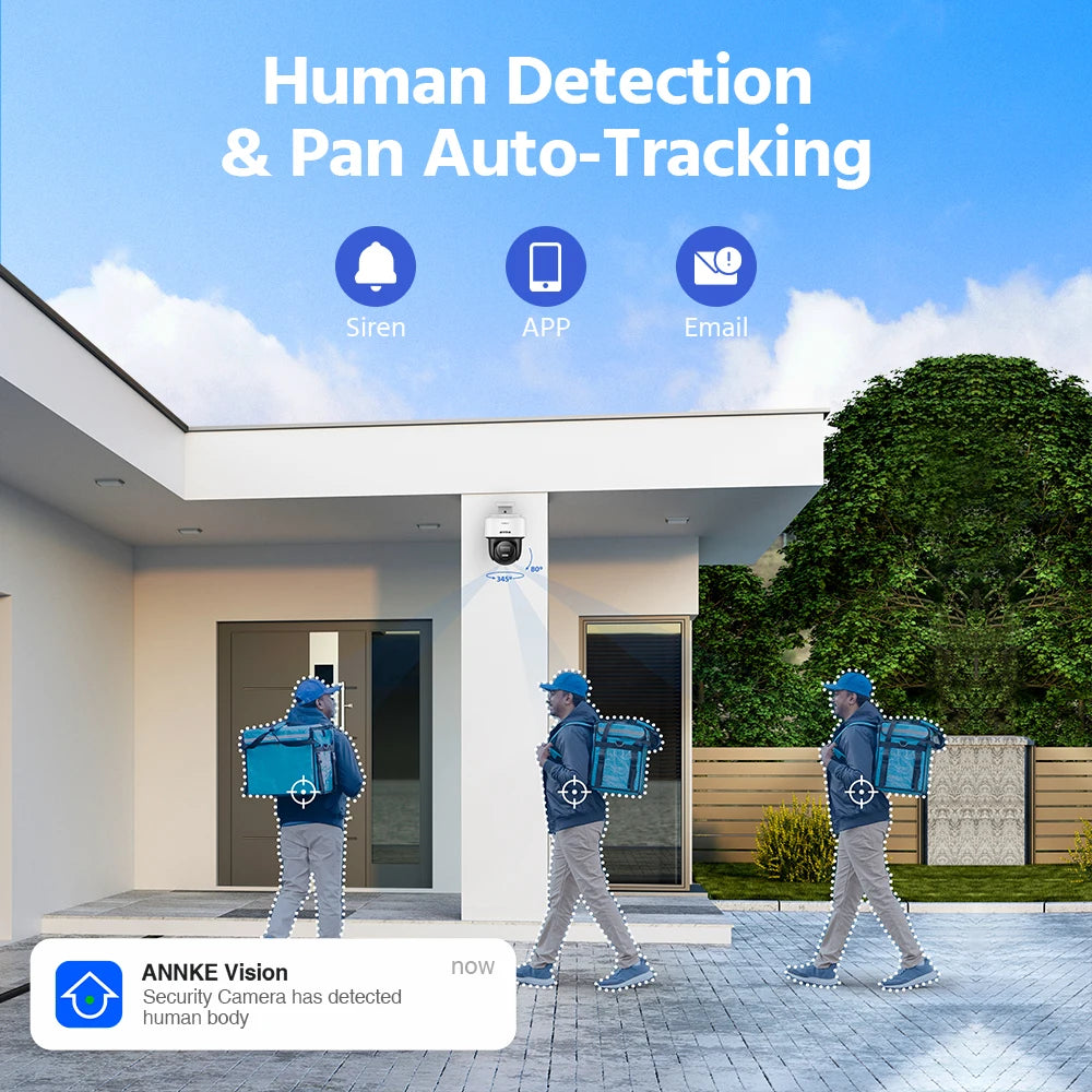 ANNKE CPT500 3K Mini PT Speed Dome PoE Security Camera