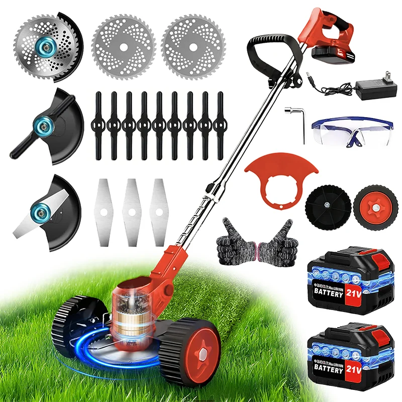 Cordless Garden Tools Set Mower Trimmer And Weed Eater