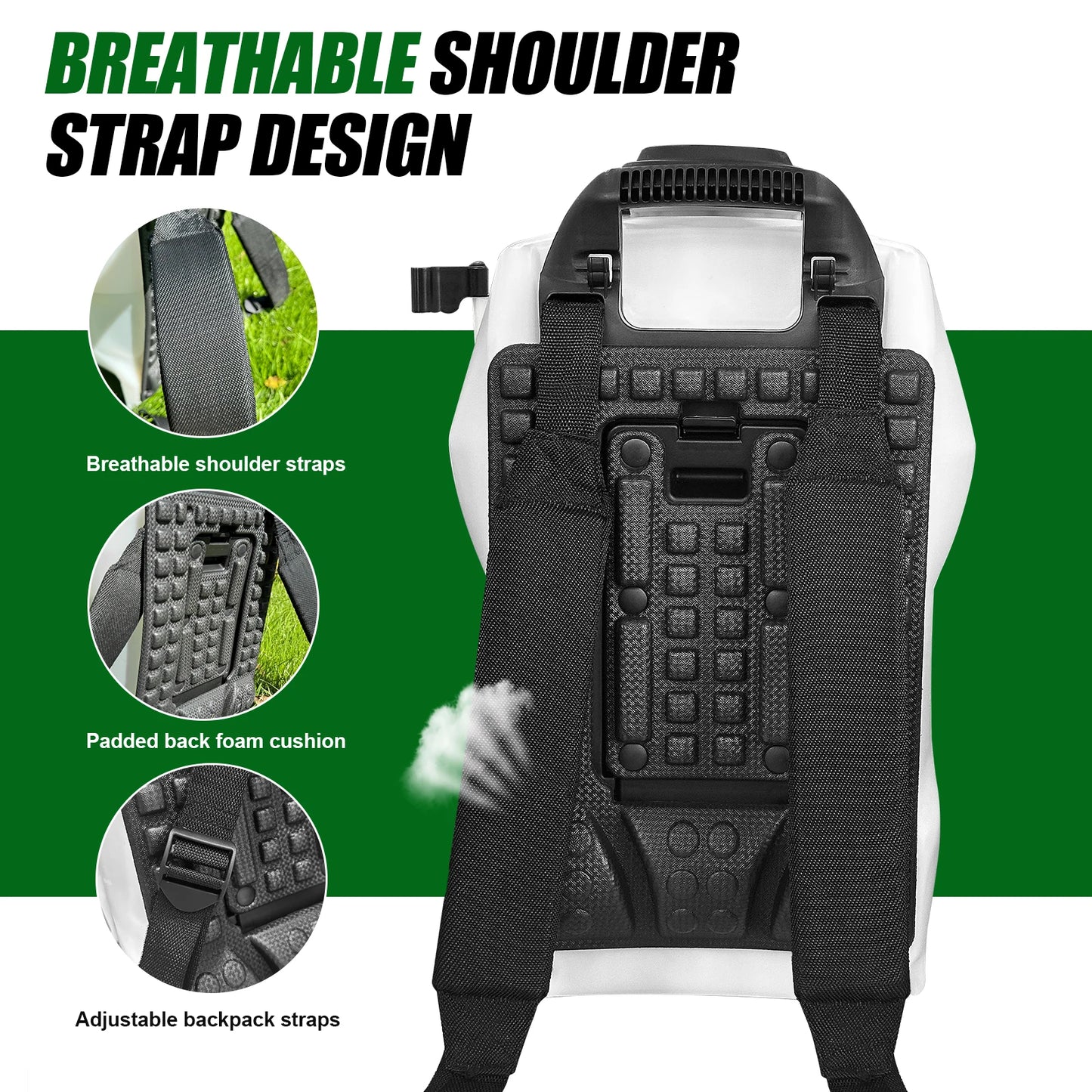 Battery-Powered Knapsack Sprayer With Battery Included