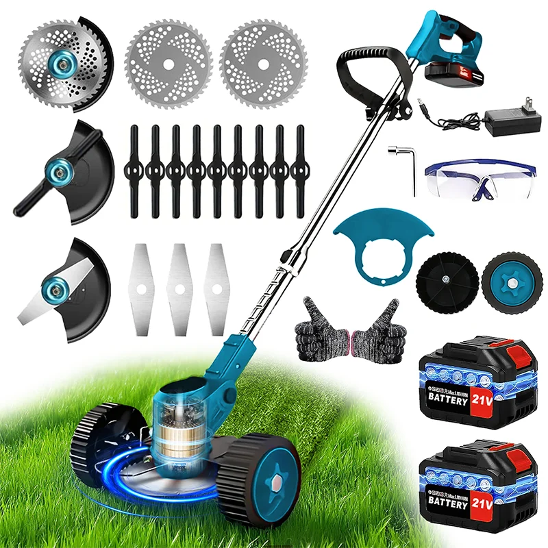 Cordless Garden Tools Set Mower Trimmer And Weed Eater