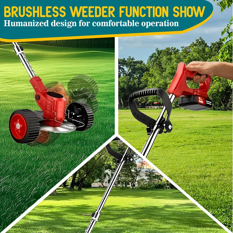 Cordless Garden Tools Set Mower Trimmer And Weed Eater