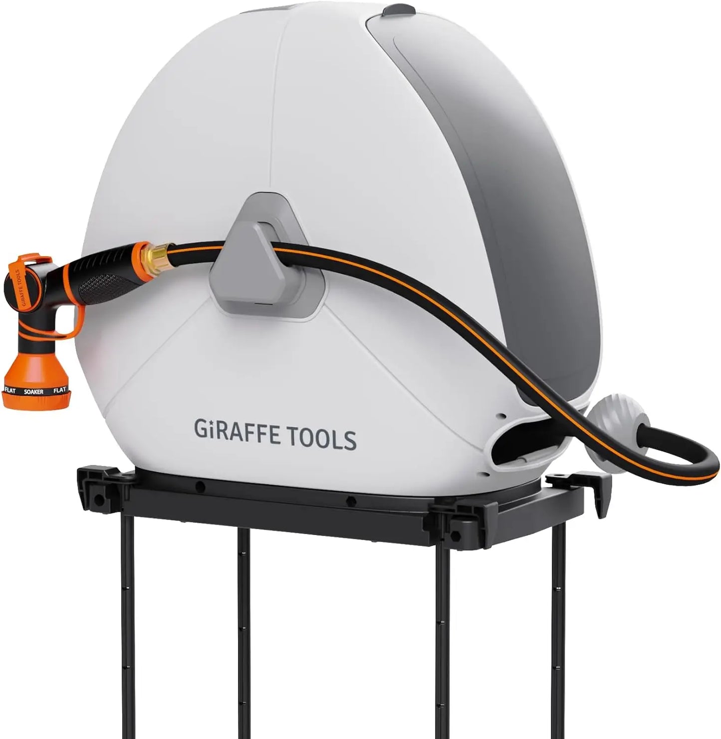 Giraffe Tools Retractable Hose Reel With Lock And Automatic Rewind