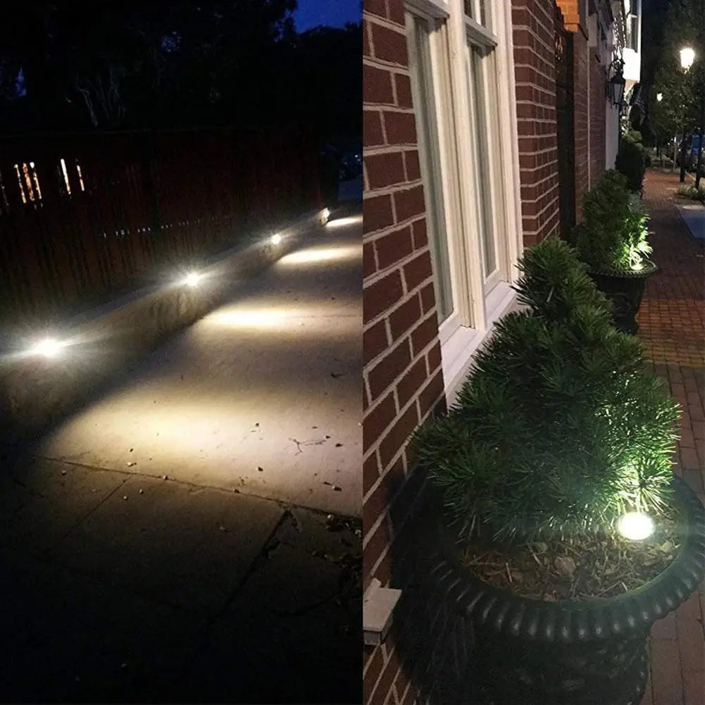 LED Solar Underground Light IP44 Waterproof Garden Spotlight