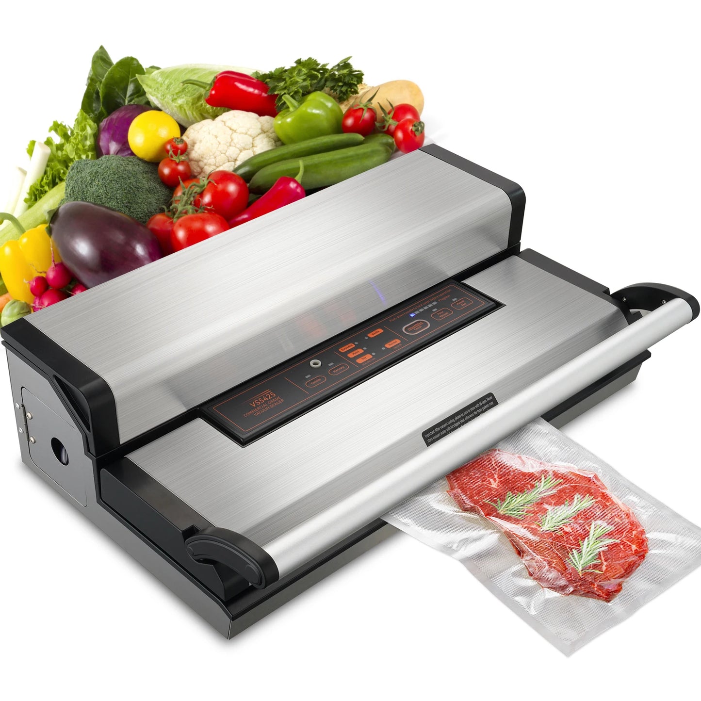 SucceBuy Vacuum Sealer Machine Multifunction Automatic Food Packaging