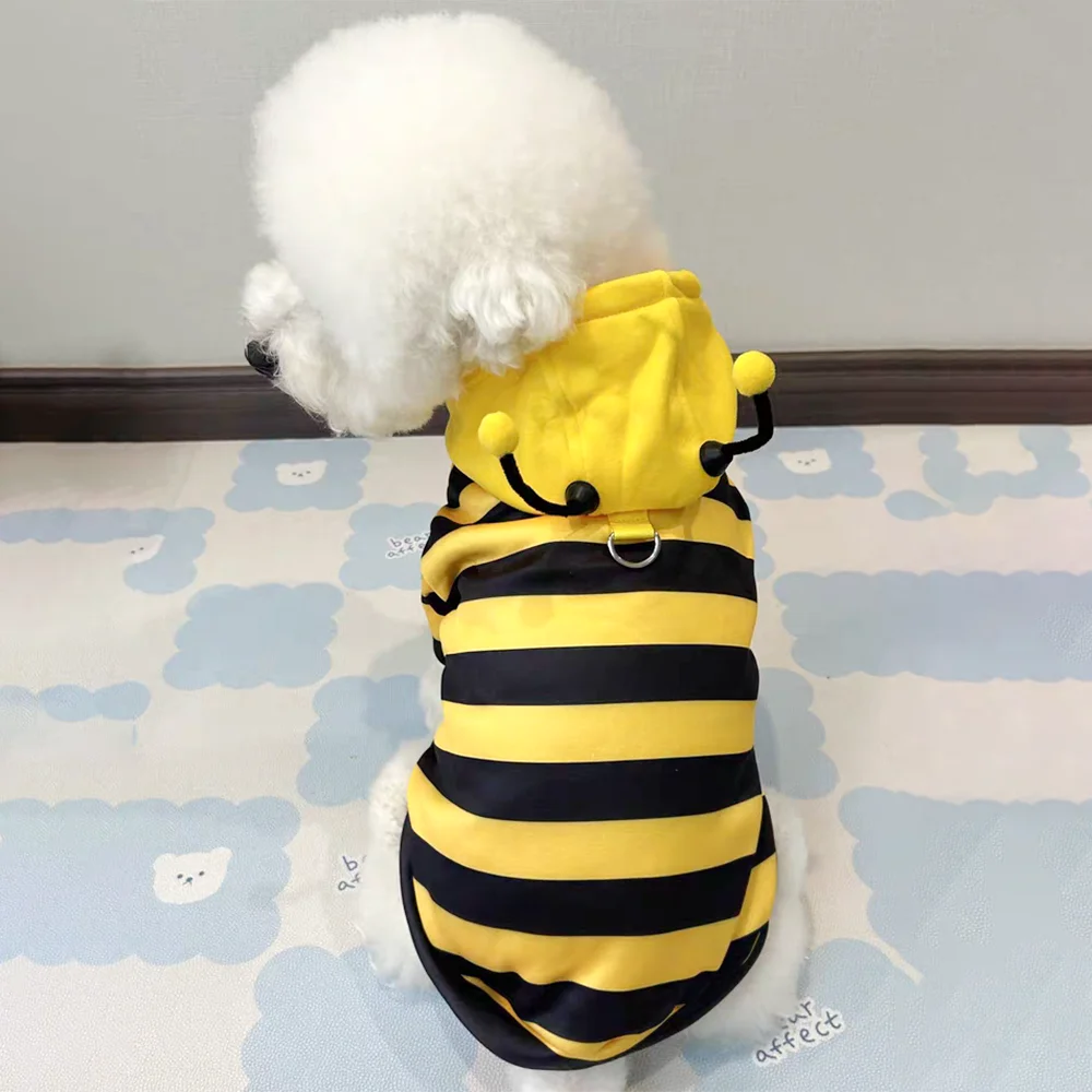 Pet Costume Hoodie for Dogs and Cats Halloween Winter Outfit