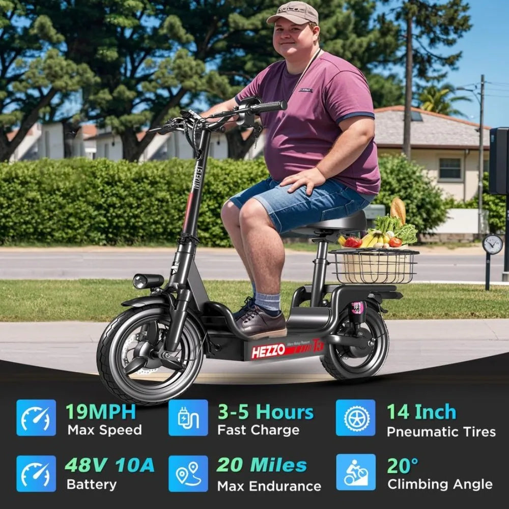 MBVM Heavy Duty Electric Scooter for Adults 500 Lb Capacity