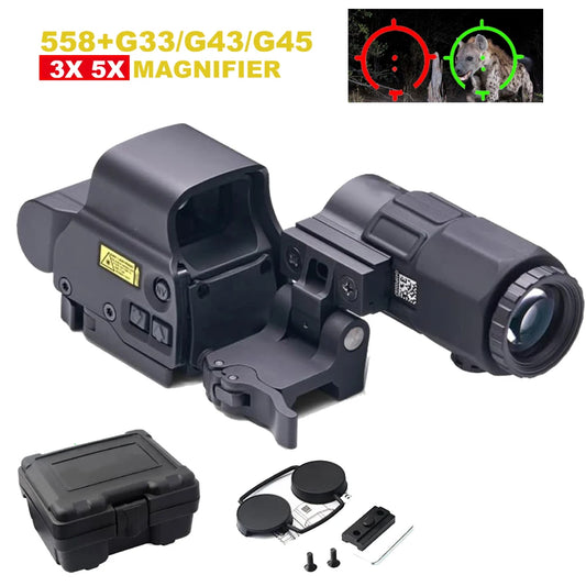 Bestsight 558 G43 Holographic Collimator Sight Red Dot Optic