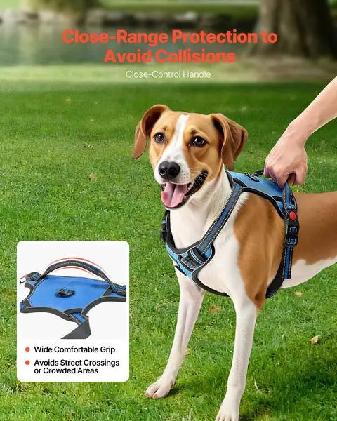 NONECN No Pull Adjustable Large Dog Harness With Leash
