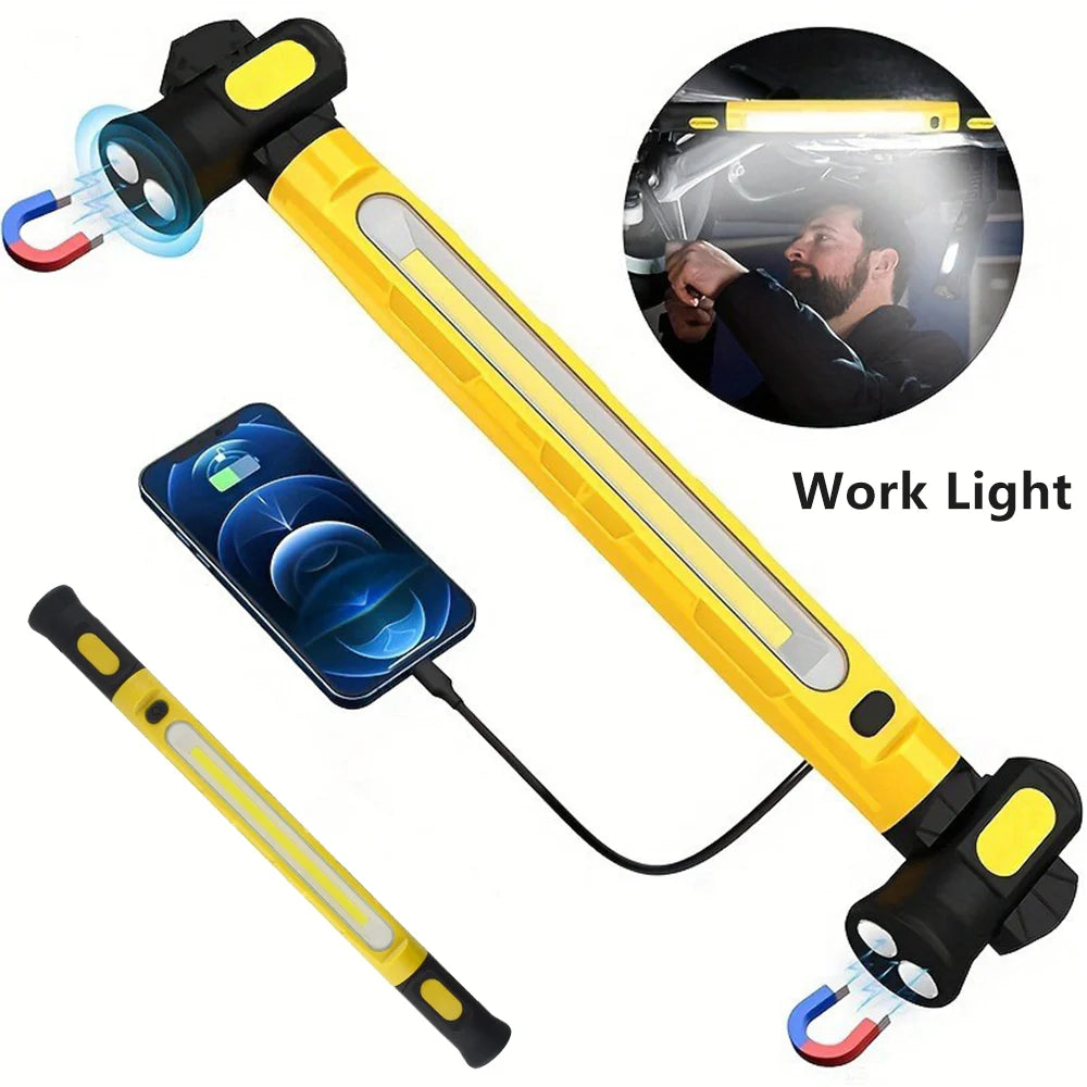 Emergency Magnetic Work Light for Car Undercarriage Repairs