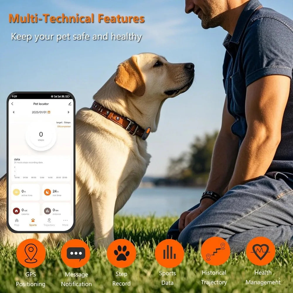 GPS Pet Tracker And Health Monitor For Dogs