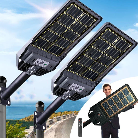 LED Solar Motion Sensor Garden Lights Waterproof Outdoor Lamp 2-Pack