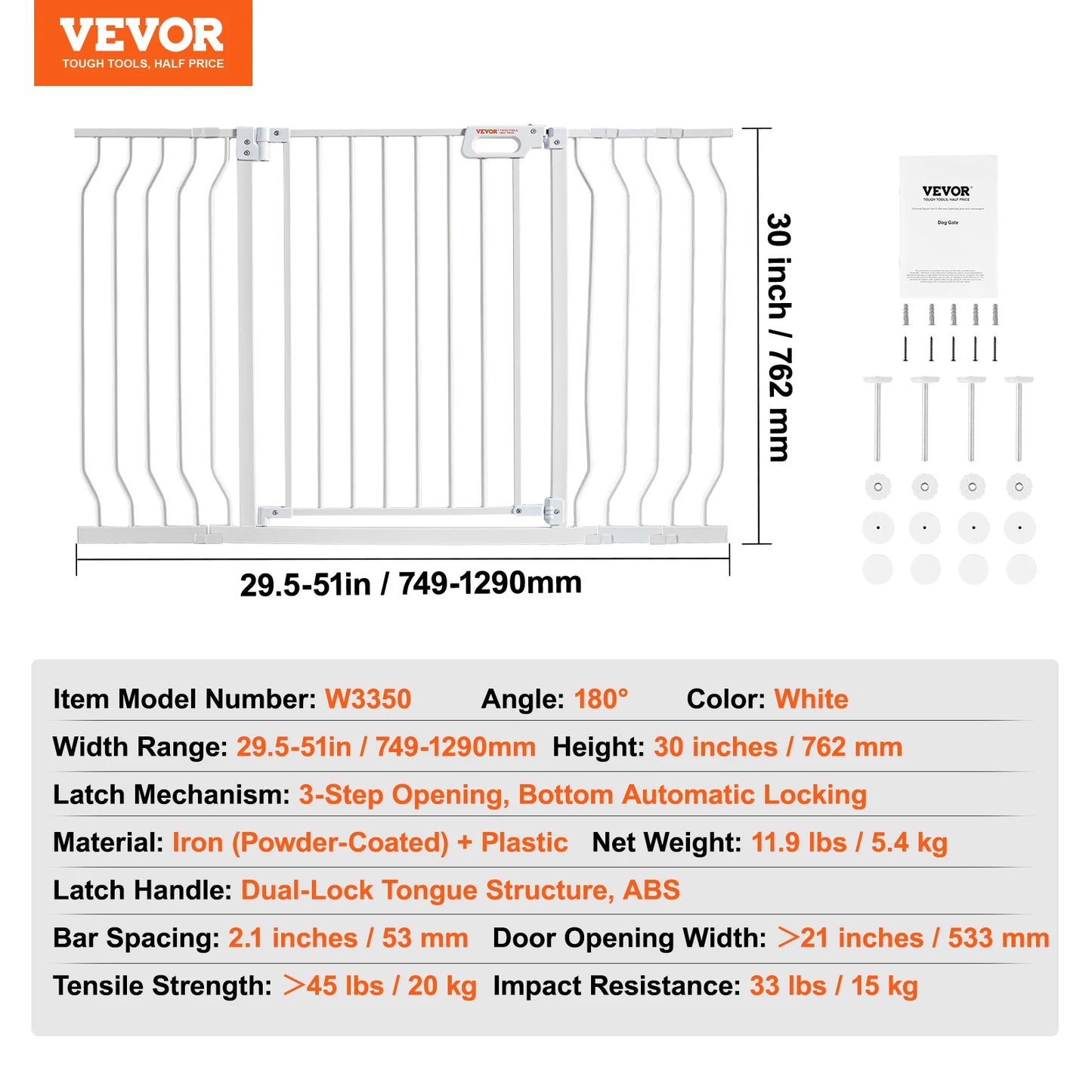 SucceBuy Baby Gate For Pets And Kids Pressure Mount Walkthrough
