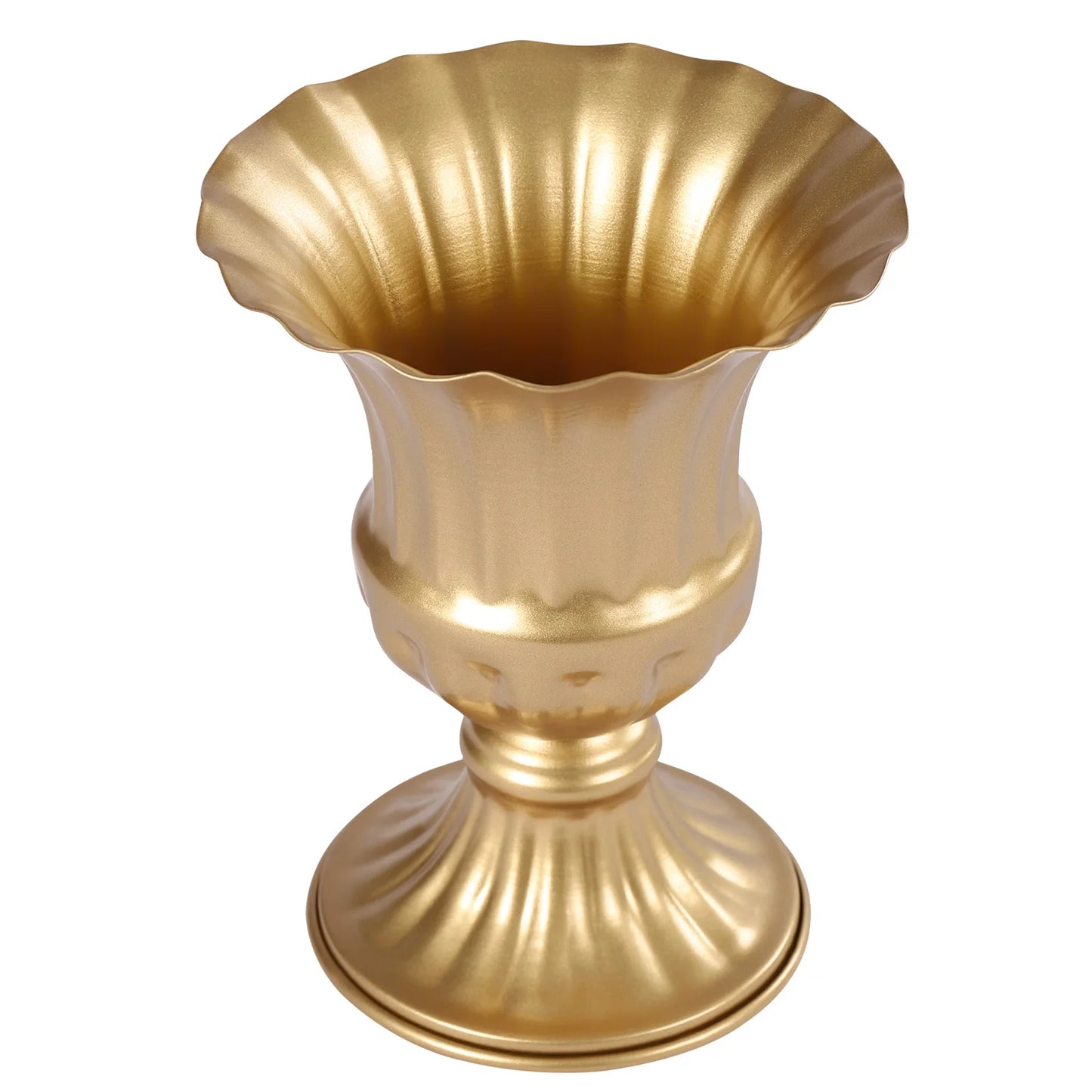 Metal Flower Vases 10 Pack Retro Gold Wedding Table Decor