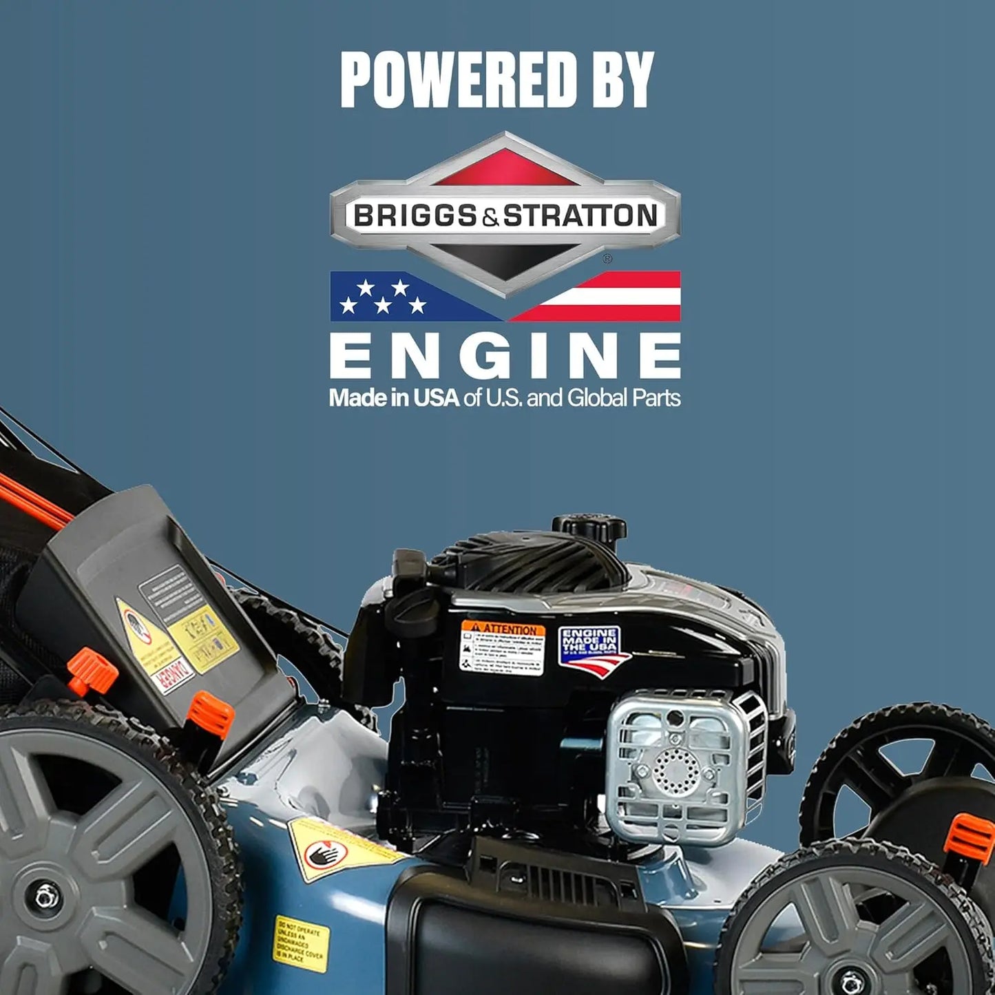 LSPG-M7 Gas Push Lawn Mower With Briggs and Stratton Engine