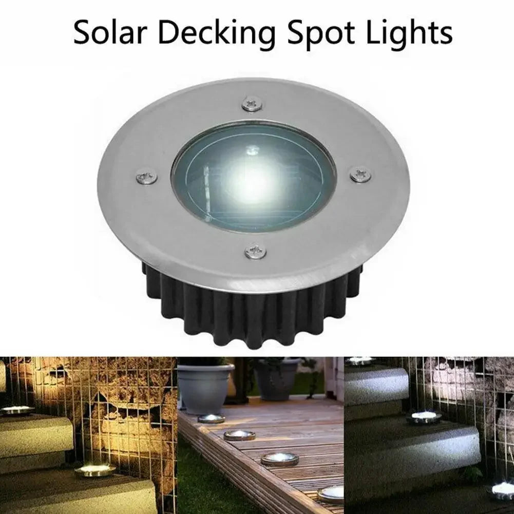 LED Solar Underground Light IP44 Waterproof Garden Spotlight