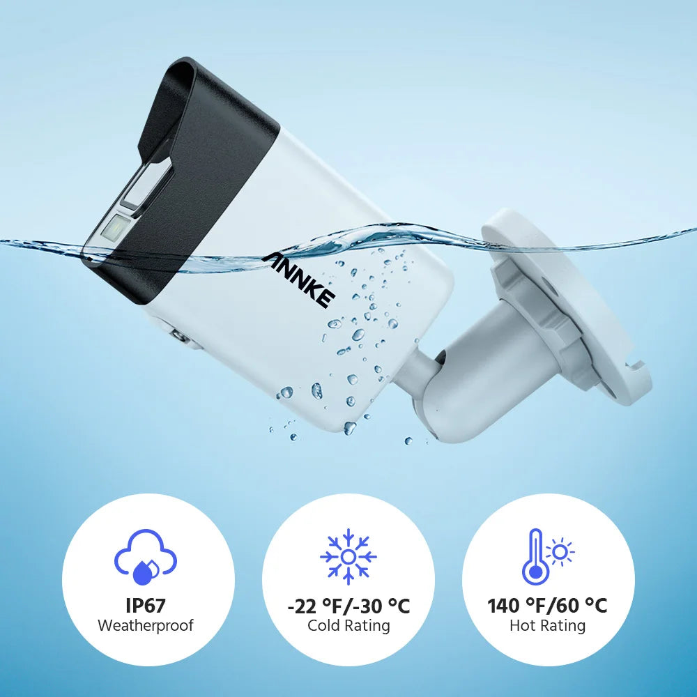 ANNKE 12MP PoE IP Camera With Smart Dual Light Built In Mic