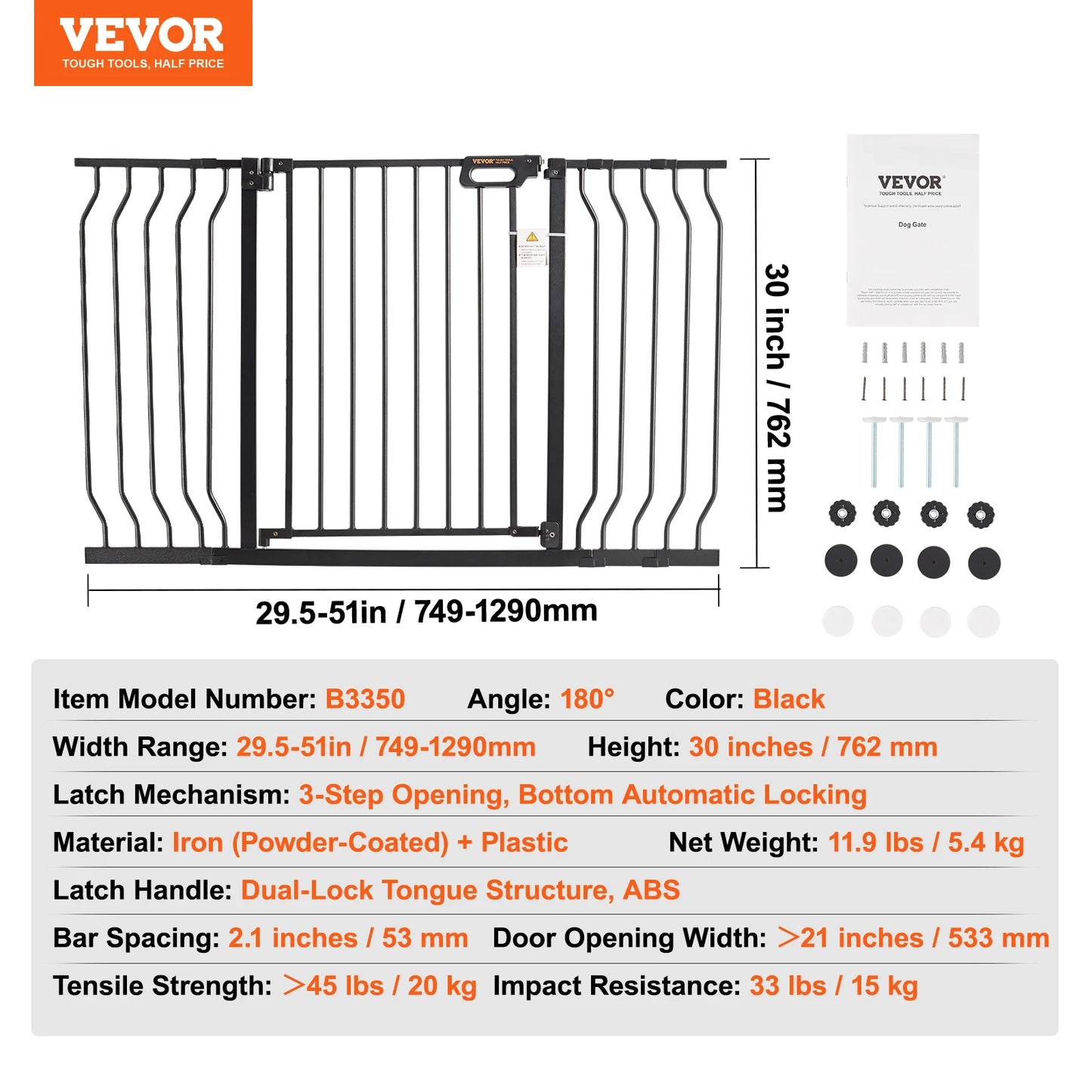 SucceBuy Baby Gate For Pets And Kids Pressure Mount Walkthrough