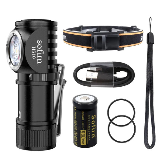 Sofirn HS10 USB C Rechargeable Headlamp 1100 Lumen