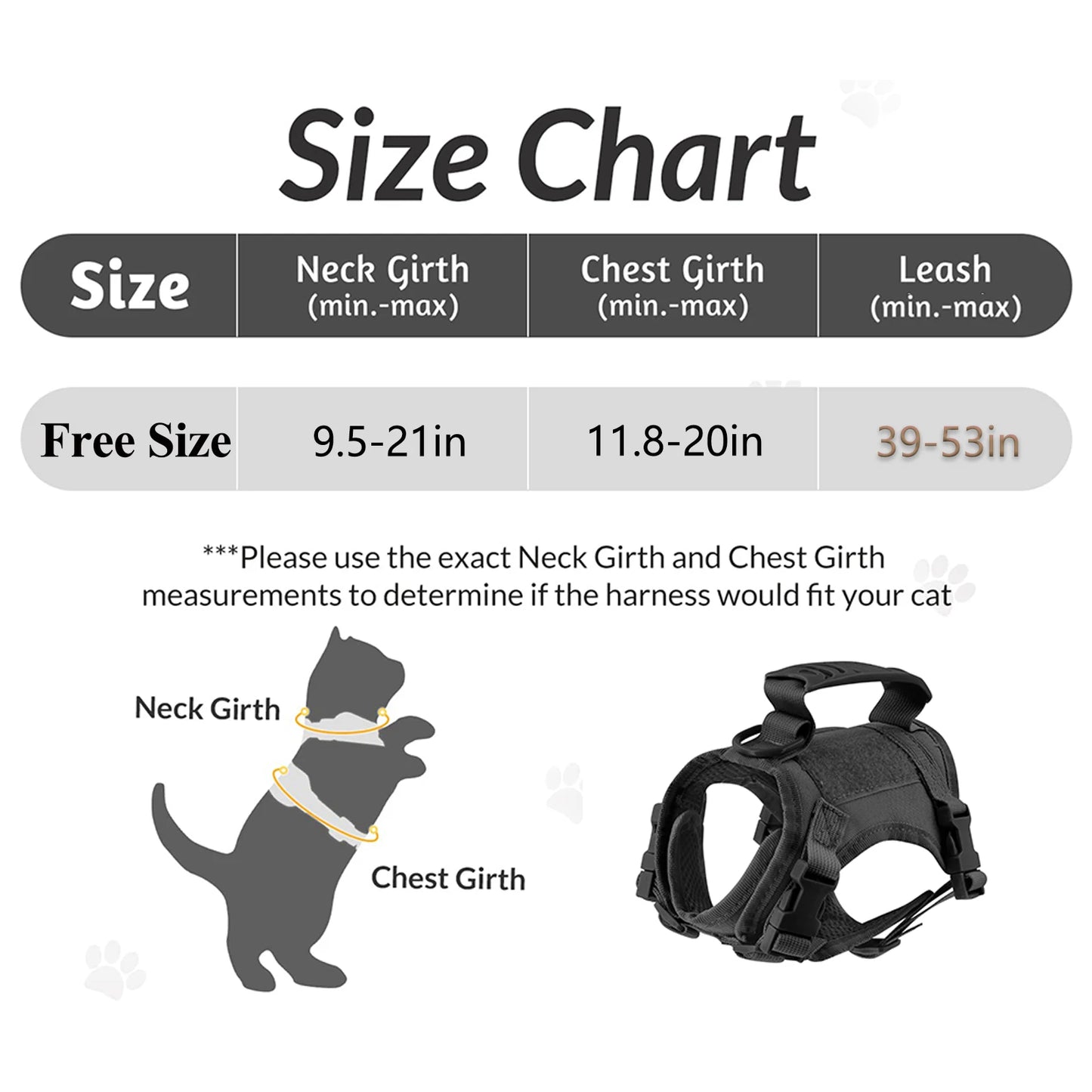 PETRAVELC Tactical Puppy Harness Leash Set For Small Dogs