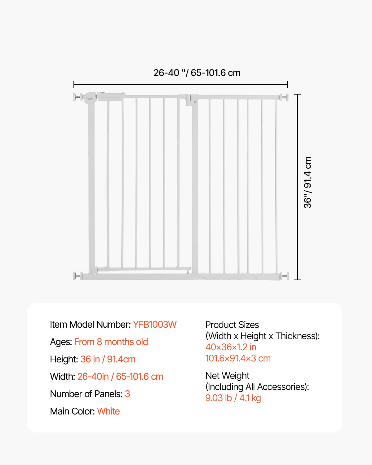 SucceBuy Baby Gate For Pets And Kids Pressure Mount Walkthrough