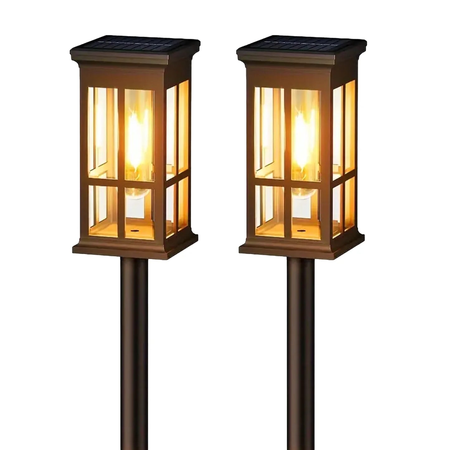 KPSTEK Solar Pathway Lights Pack Super Bright Outdoor