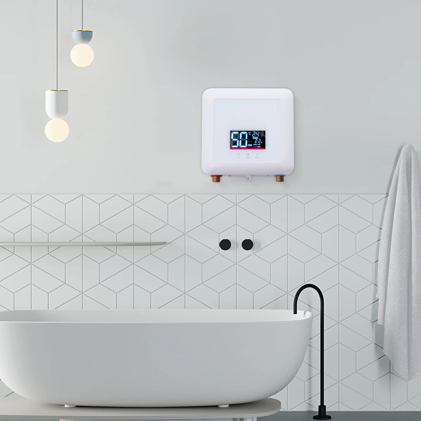 Sweetmile 5500W Instant Water Heater 110V Tankless