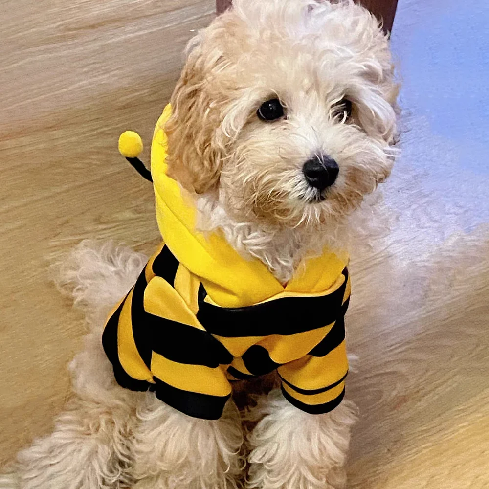 Pet Costume Hoodie for Dogs and Cats Halloween Winter Outfit