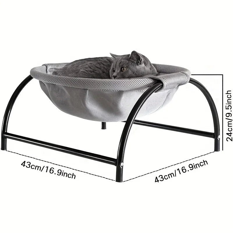 NONECN Cat Hammock Bed Breathable Cooling Pet Sofa Bed