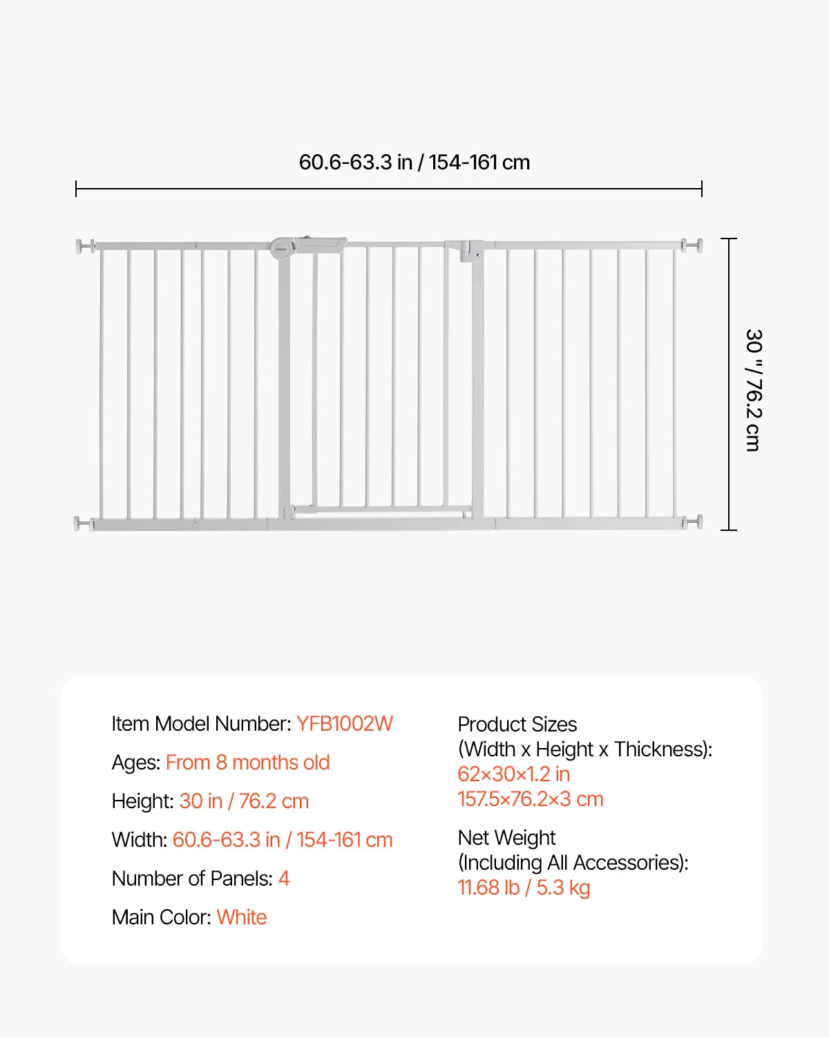 SucceBuy Baby Gate For Pets And Kids Pressure Mount Walkthrough