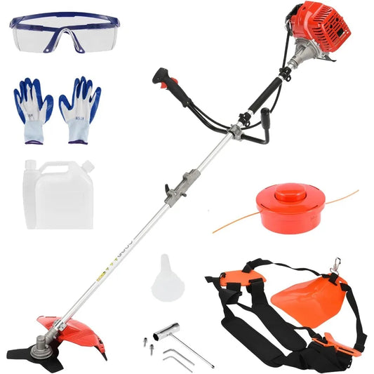 Gas Powered 52CC 2-Stroke Weed Eater String Trimmer Brush Cutter