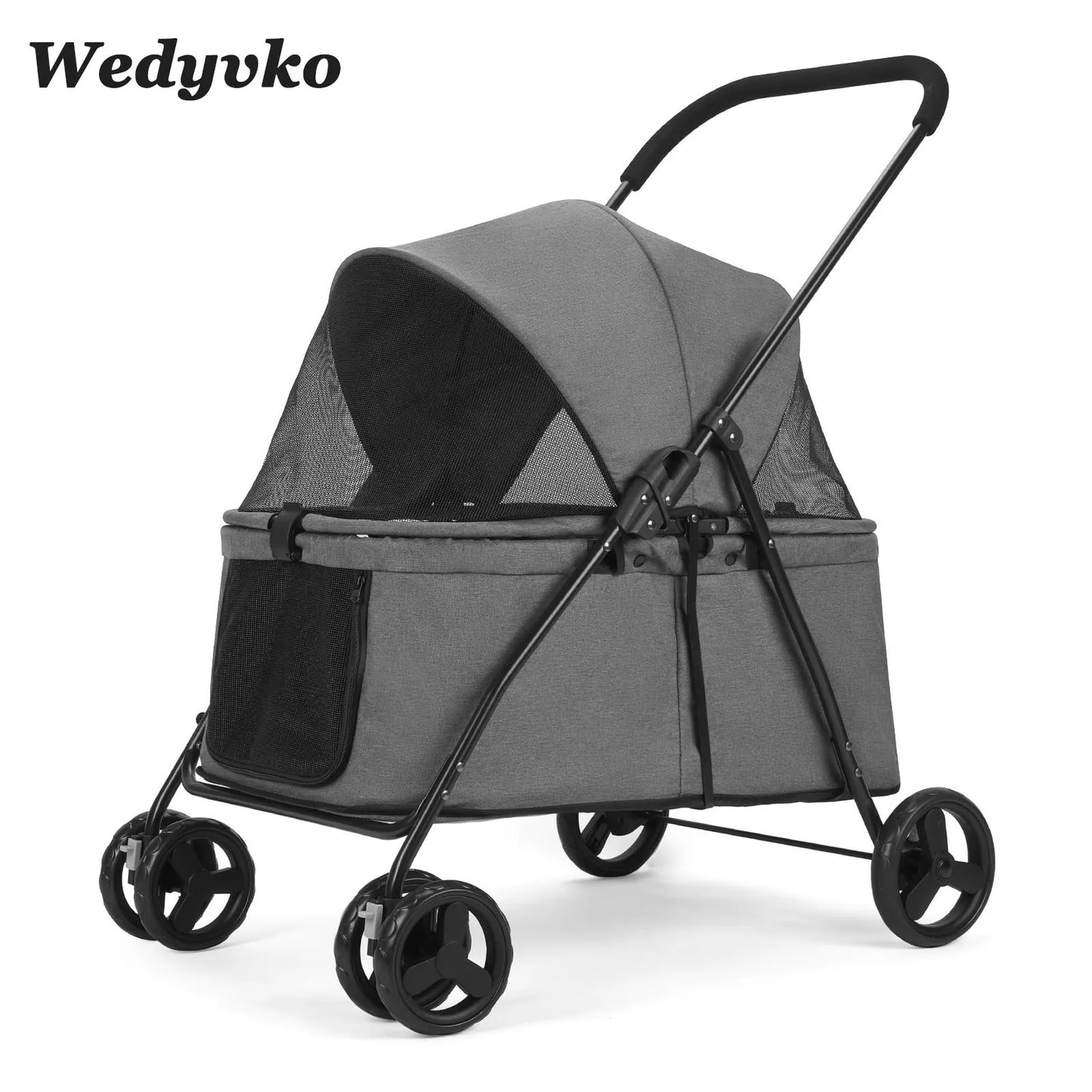 Wedyvko Luxury Premium Pet Stroller For Dogs And Puppies