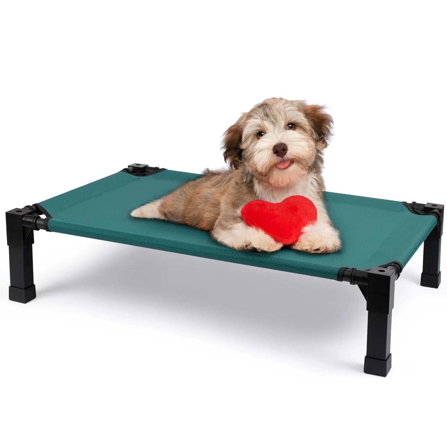 Elevated Dog Bed With Cooling Breathable Mesh And Metal Frame