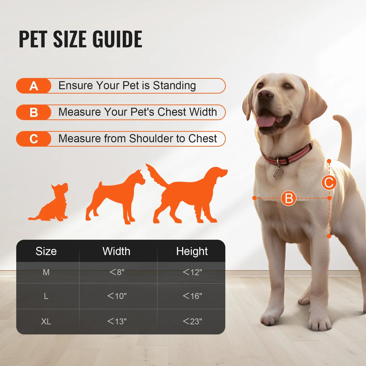 SucceBuy Adjustable Height Dog Door For Sliding Glass Door
