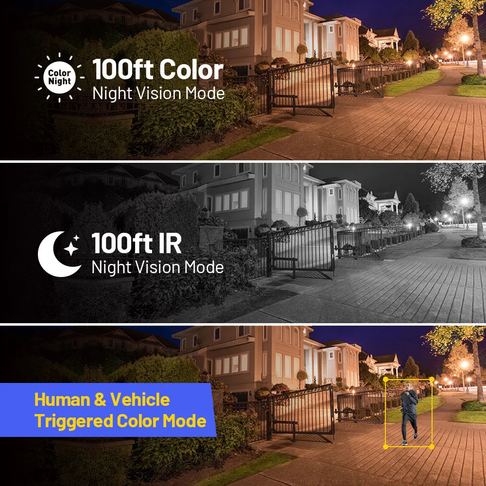 ANNKE 12MP Outdoor Smart Dual Light PoE Security Cameras