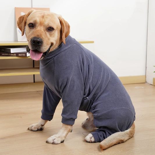 Winter Warm Pet Pajamas for Cats and Dogs Anxiety Relief Romper