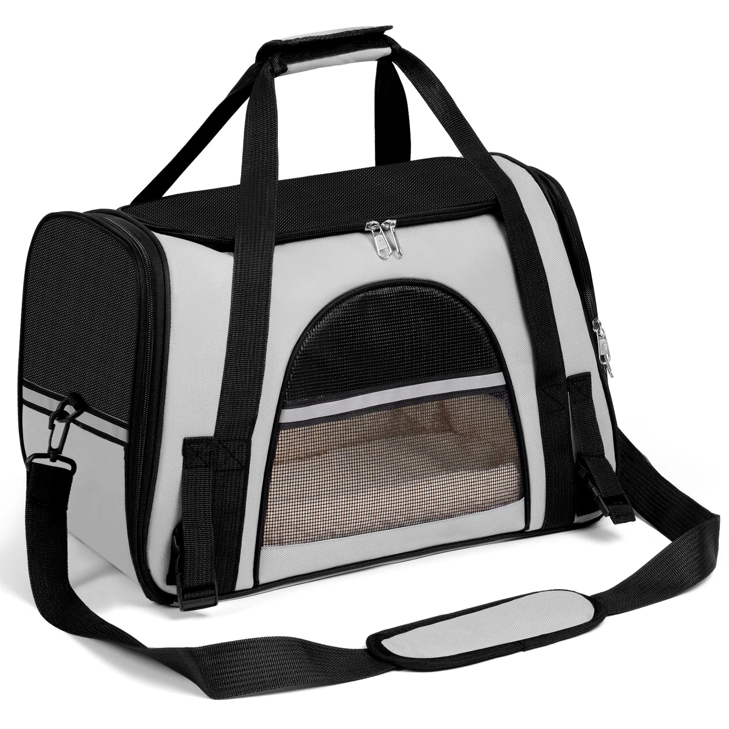 Soft Sided Pet Carrier For Small Medium Pets Airline Approved