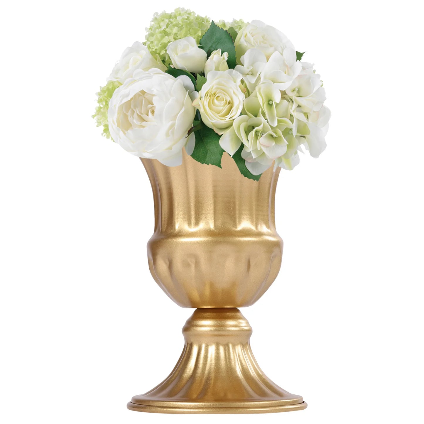 Metal Flower Vases 10 Pack Retro Gold Wedding Table Decor