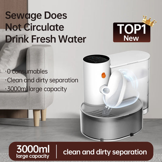 Smart Pet Water Dispenser and Fountain for Cats and Dogs
