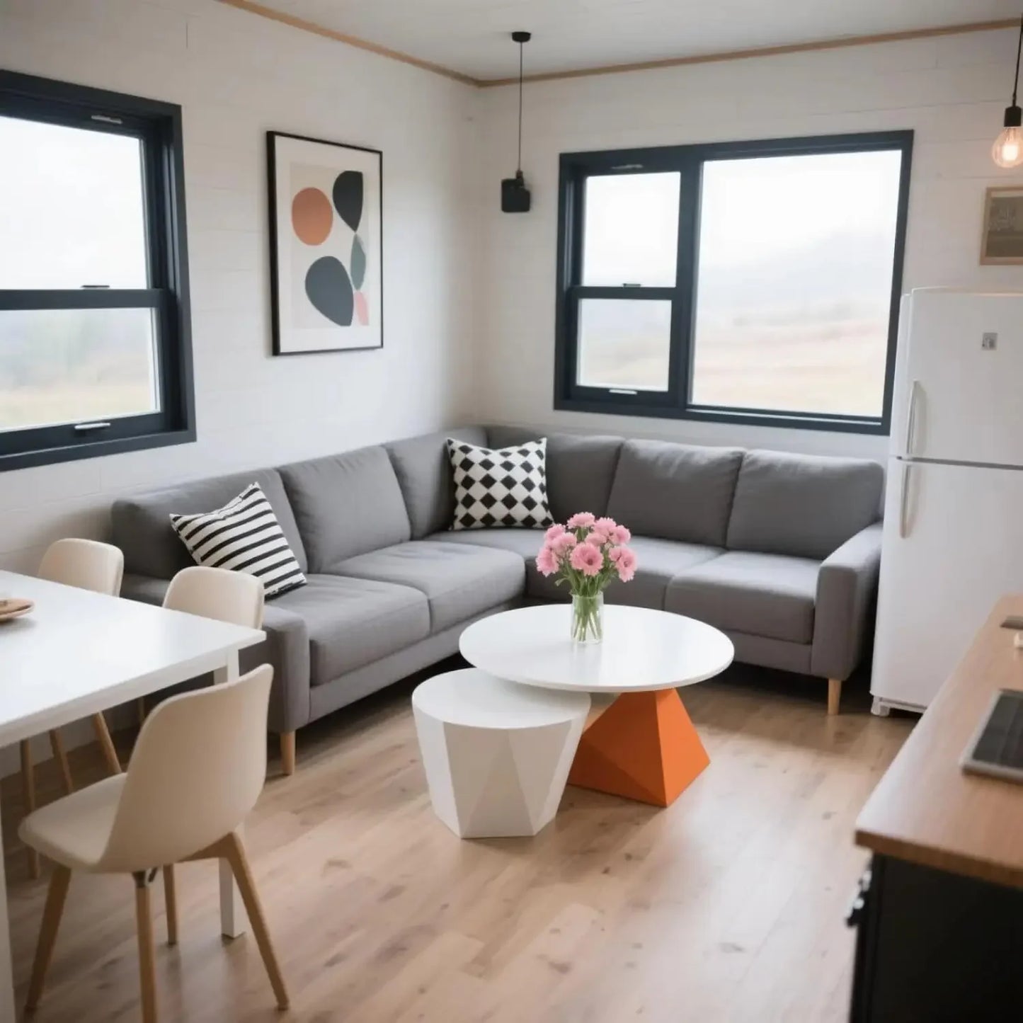 Modular Foldable Expandable Container Houses to Live in for Adults with 2-3 Bedrooms 1 Fully Equipped Kitchen & Bathroom Mobile