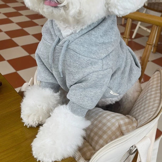 Warm Dog Hoodies Soft Fleece Pet Clothes For Small Dogs