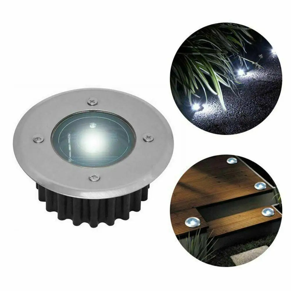 LED Solar Underground Light IP44 Waterproof Garden Spotlight