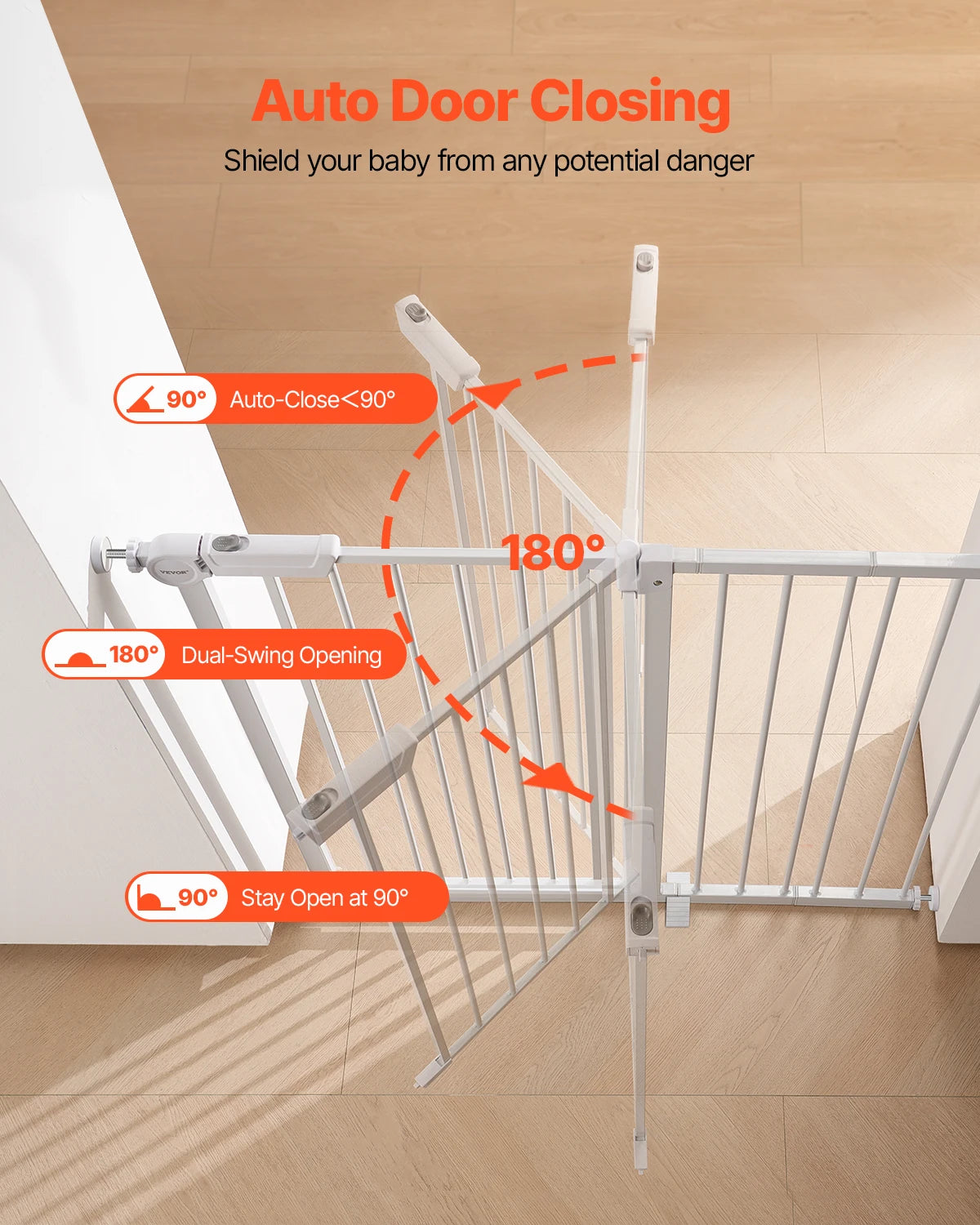 SucceBuy Baby Gate For Pets And Kids Pressure Mount Walkthrough