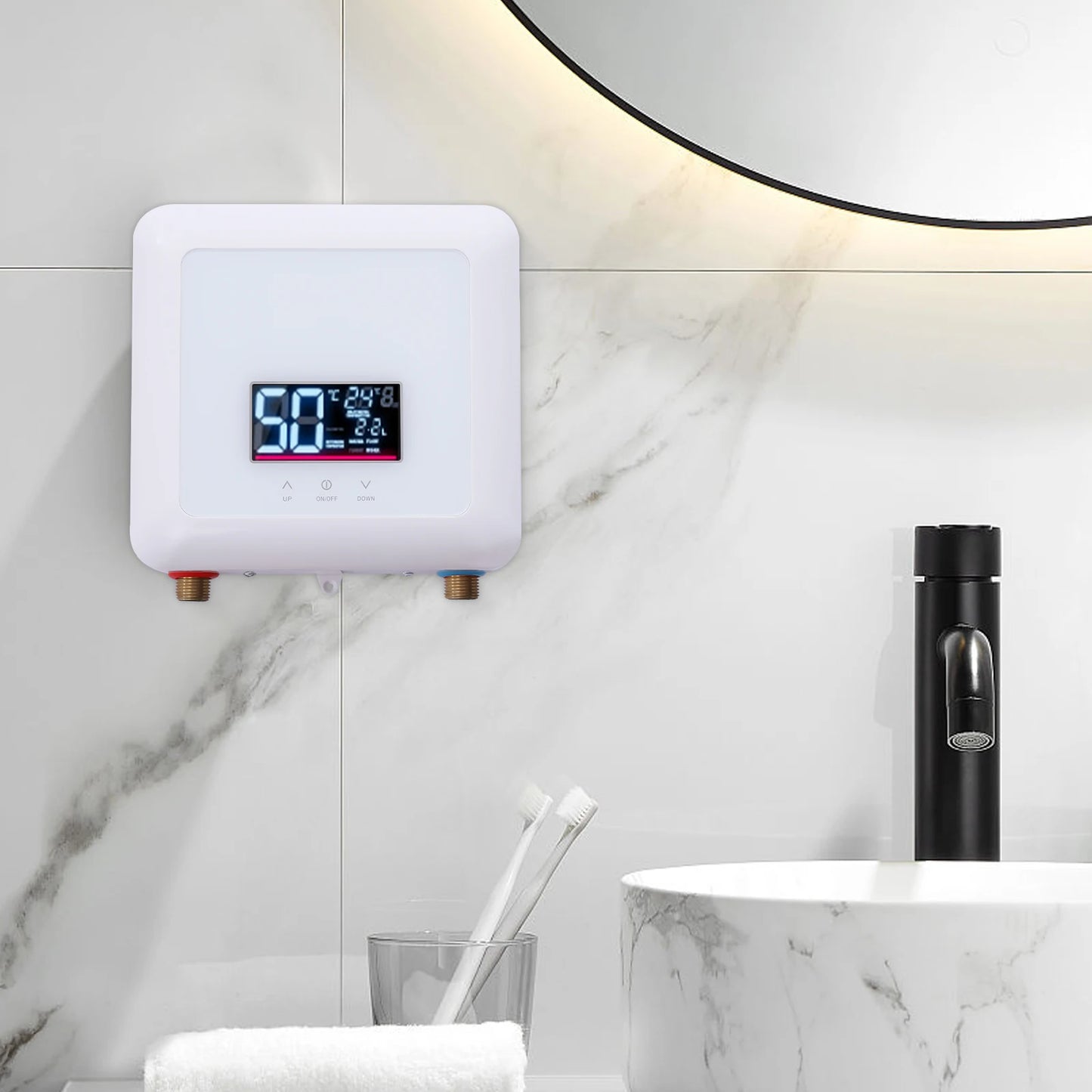 Sweetmile 5500W Instant Water Heater 110V Tankless
