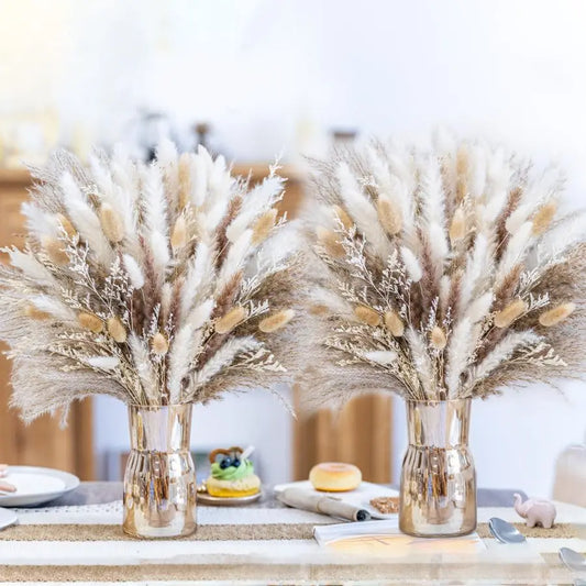Natural Pampas Grass Decor Bouquet Boho Dried Floral Arrangement Centerpiece Table Decor Wedding Decor Rustic Decor 440PCS