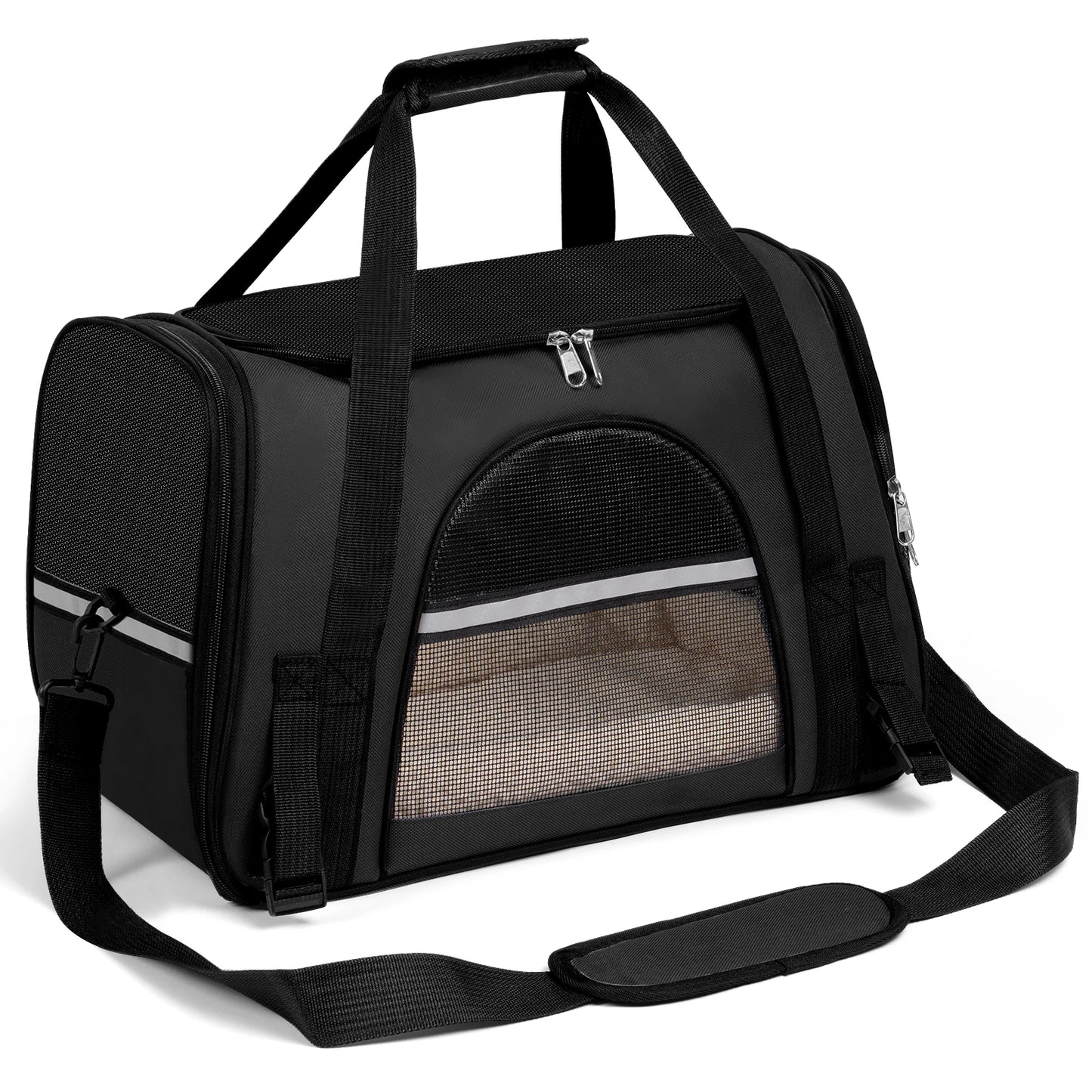Soft Sided Pet Carrier For Small Medium Pets Airline Approved